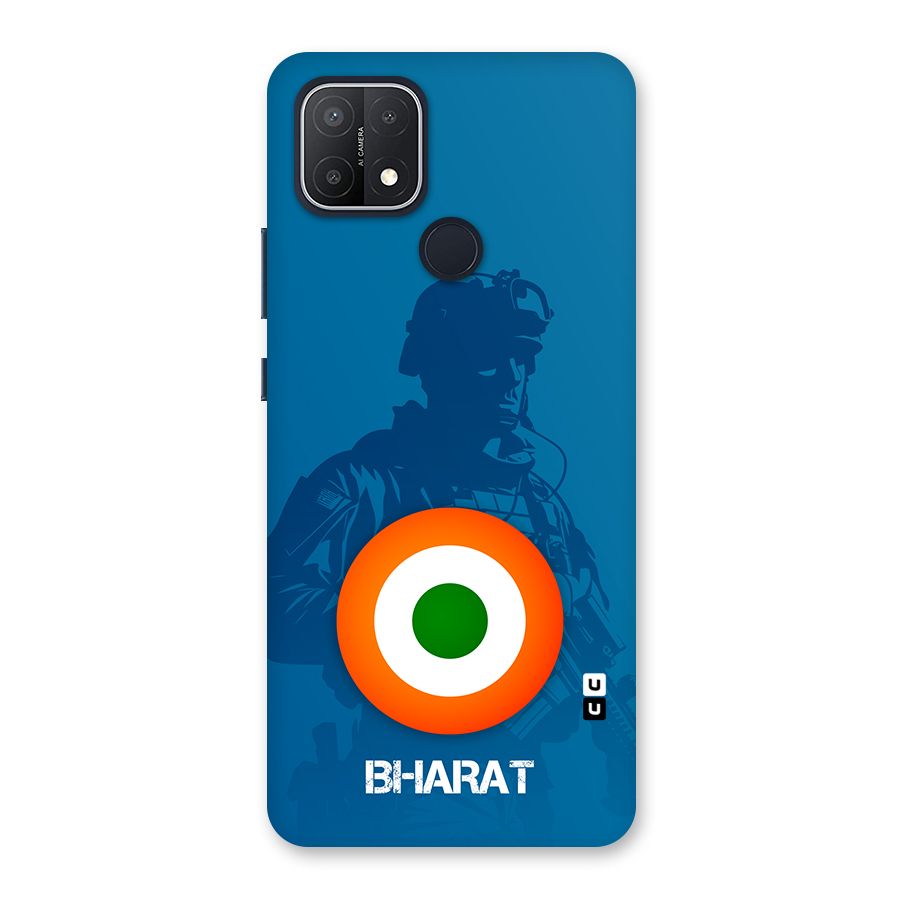 Bharat Commando Back Case for Oppo A15