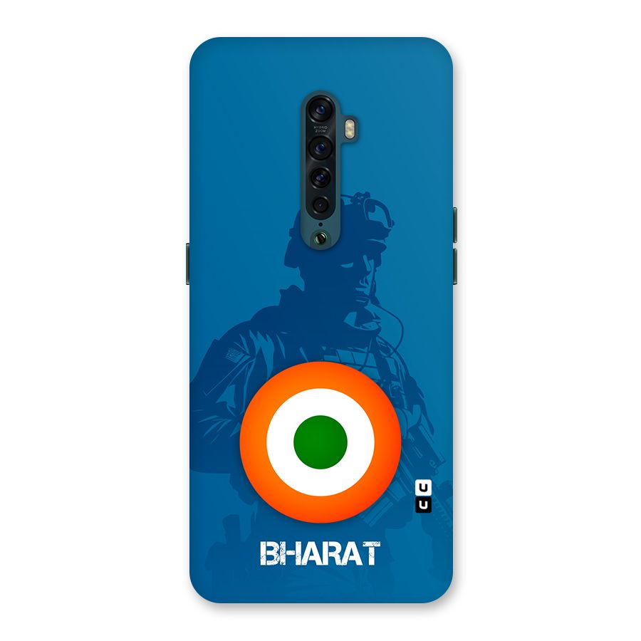 Bharat Commando Back Case for Oppo Reno2