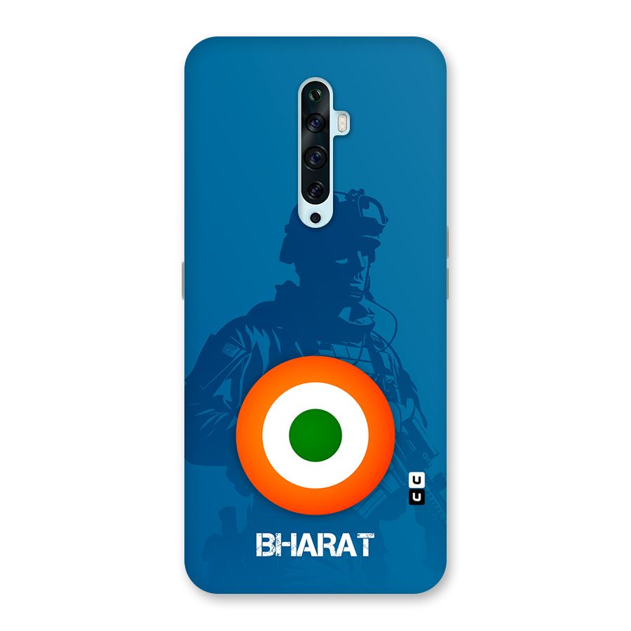 Bharat Commando Back Case for Oppo Reno2 F