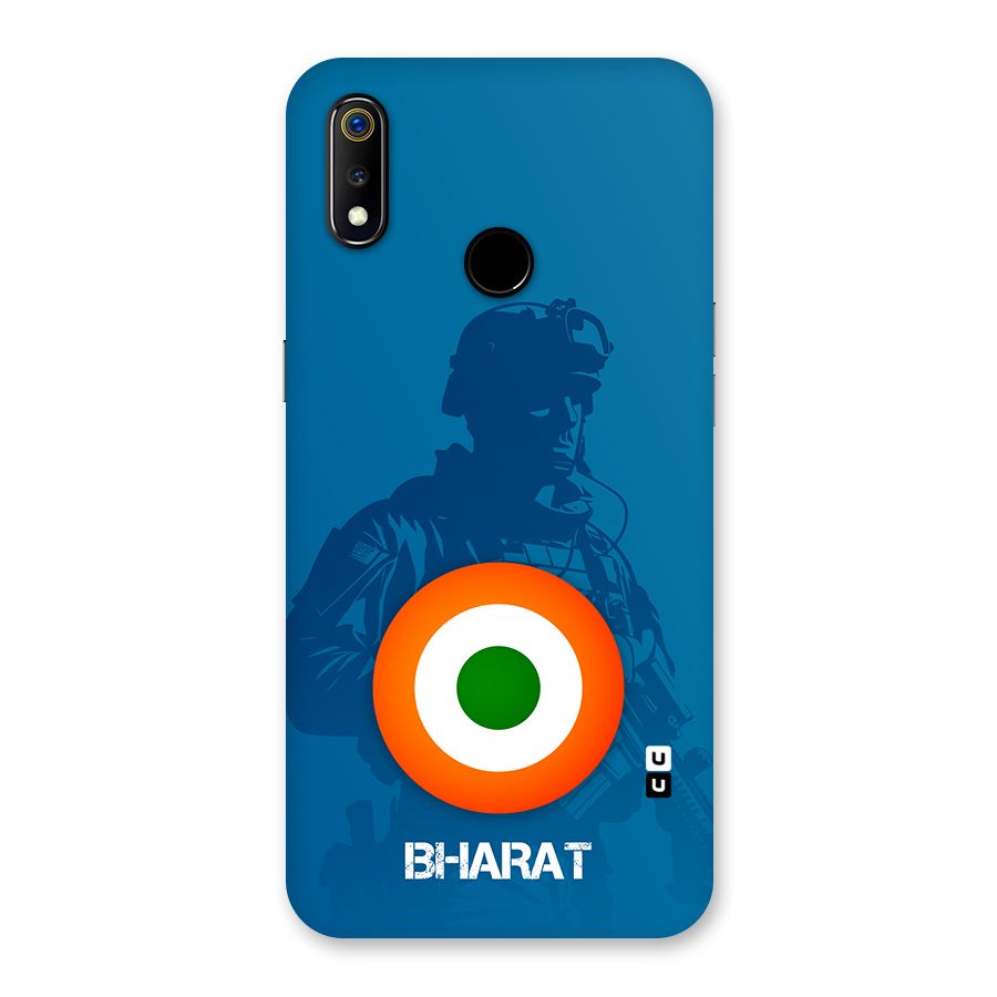 Bharat Commando Back Case for Realme 3