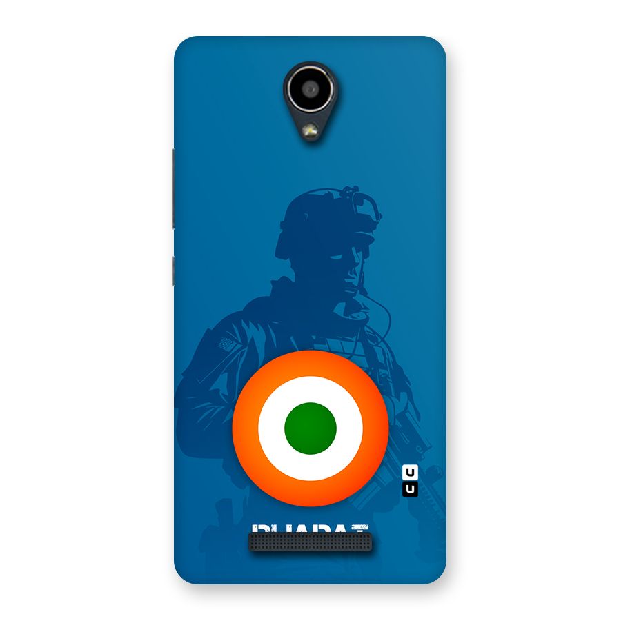 Bharat Commando Back Case for Redmi Note 2