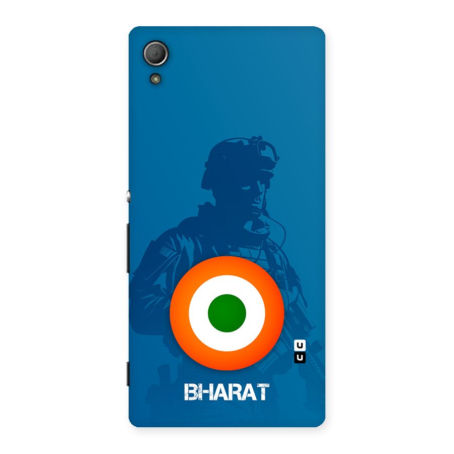 Bharat Commando Back Case for Xperia Z3 Plus