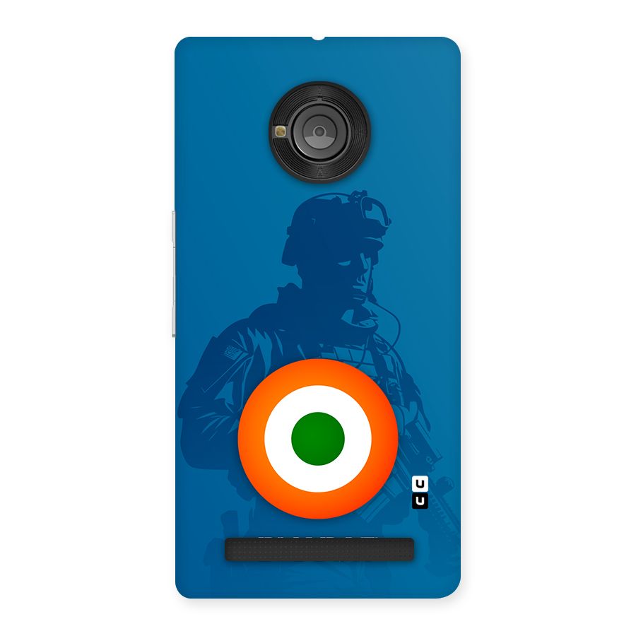 Bharat Commando Back Case for Yuphoria
