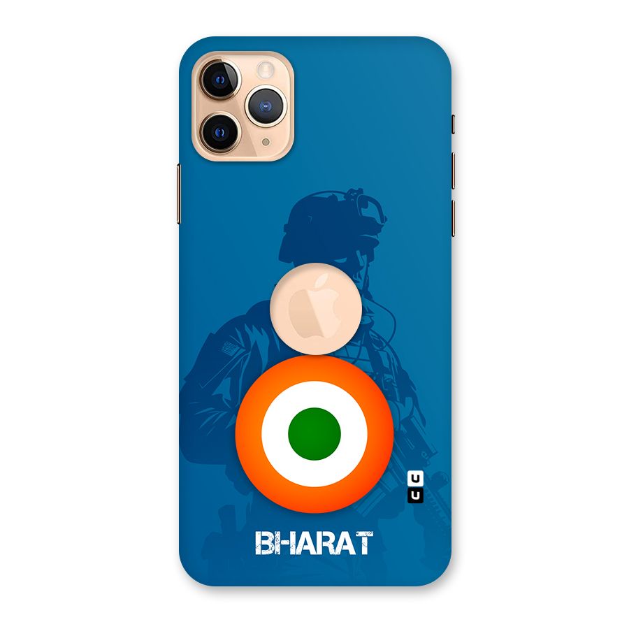 Bharat Commando Back Case for iPhone 11 Pro Max Logo Cut