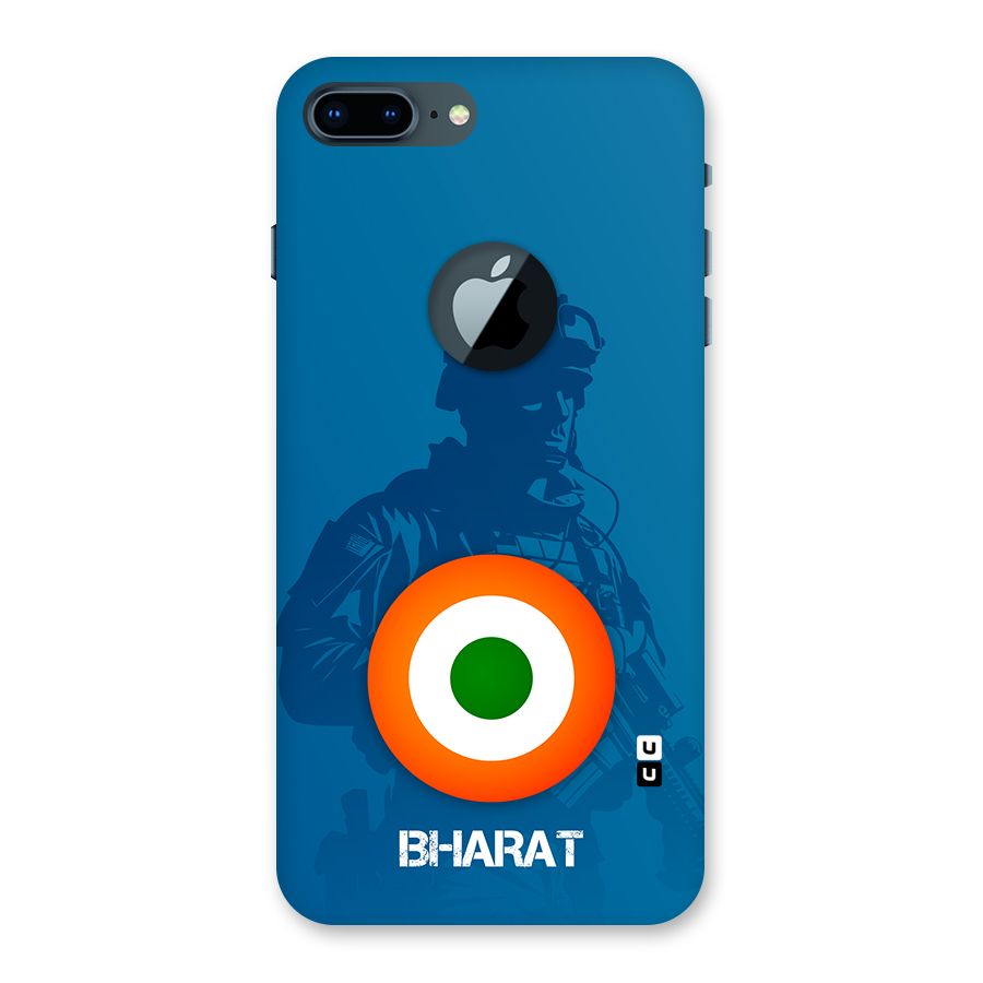 Bharat Commando Back Case for iPhone 7 Plus Logo Cut