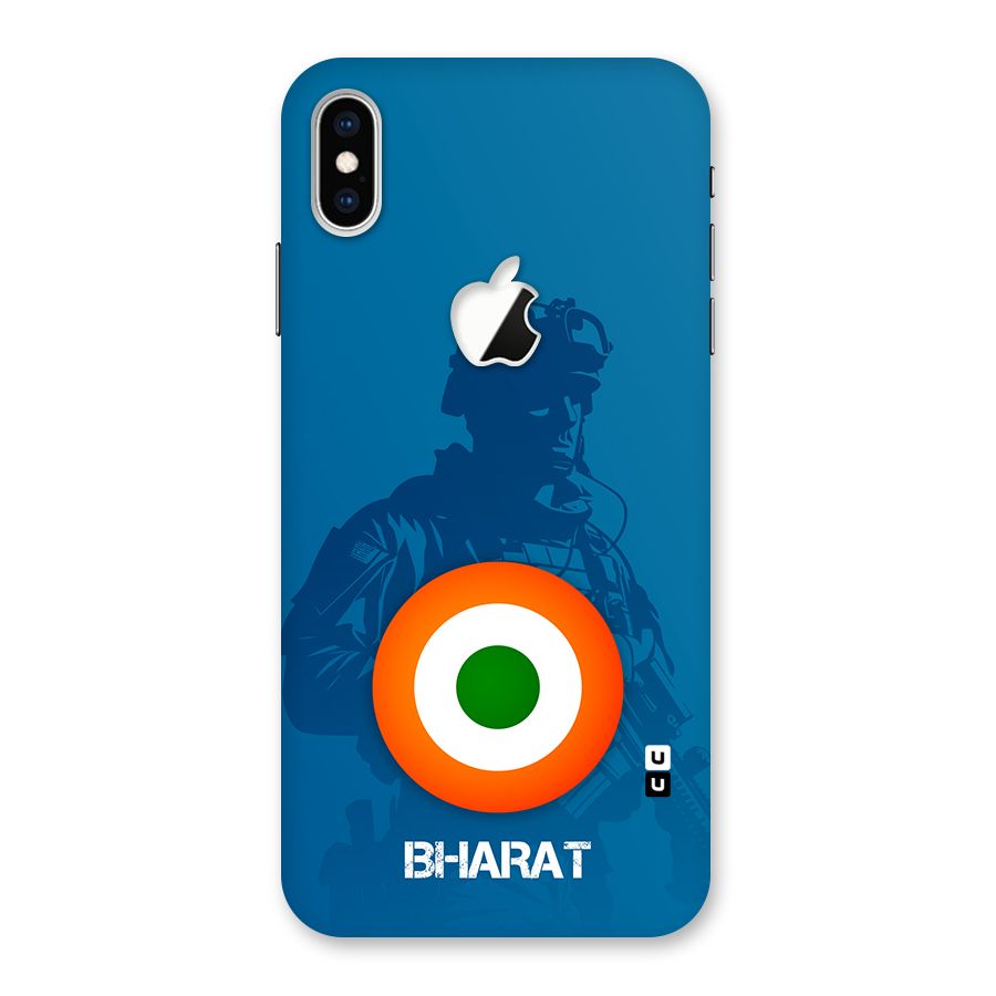 Bharat Commando Back Case for iPhone XS Max Apple Cut