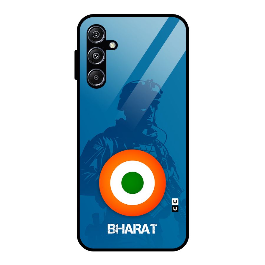 Bharat Commando Glass Back Case for Galaxy M34 5G