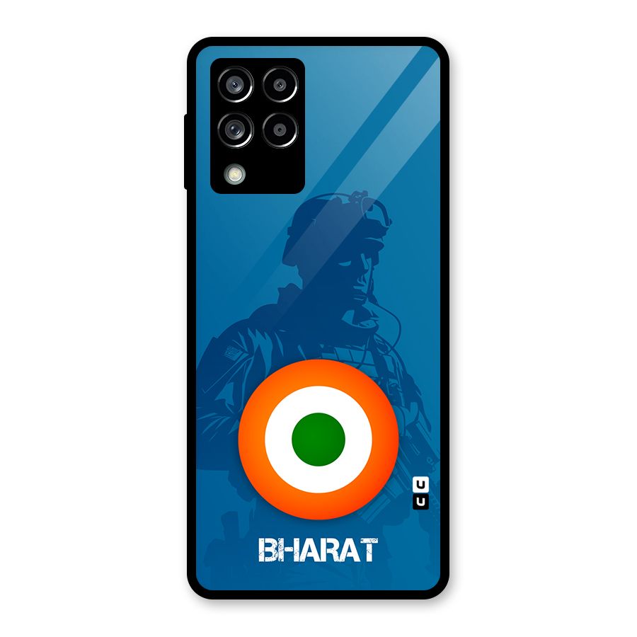 Bharat Commando Glass Back Case for Galaxy M53 5G