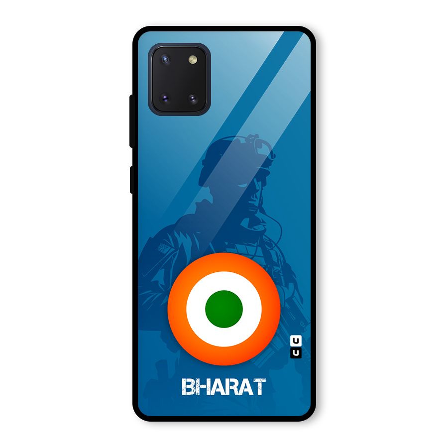 Bharat Commando Glass Back Case for Galaxy Note 10 Lite