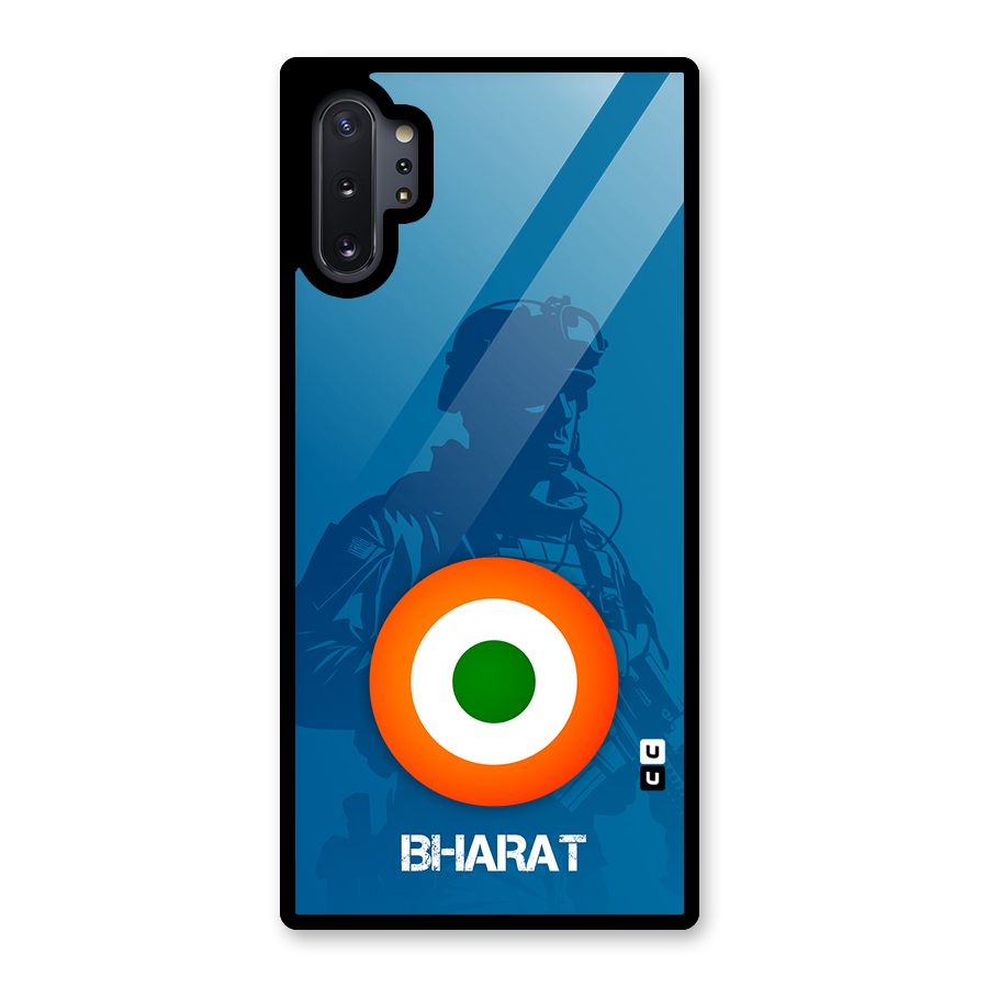 Bharat Commando Glass Back Case for Galaxy Note 10 Plus