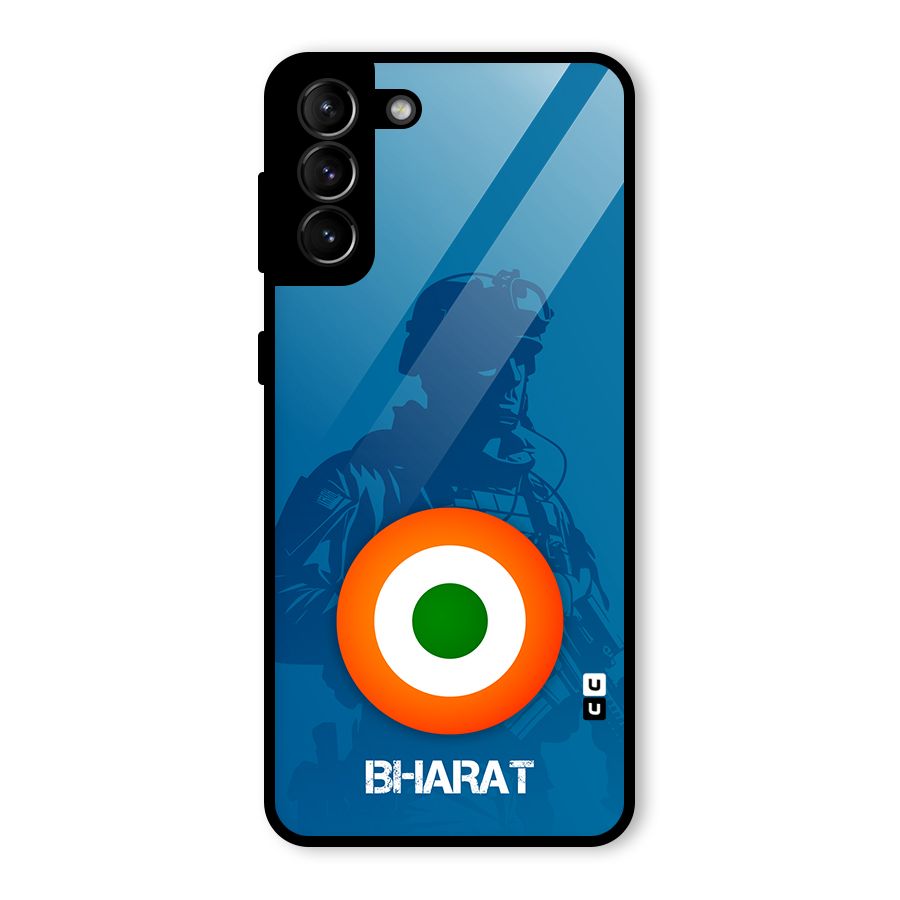 Bharat Commando Glass Back Case for Galaxy S21 Plus