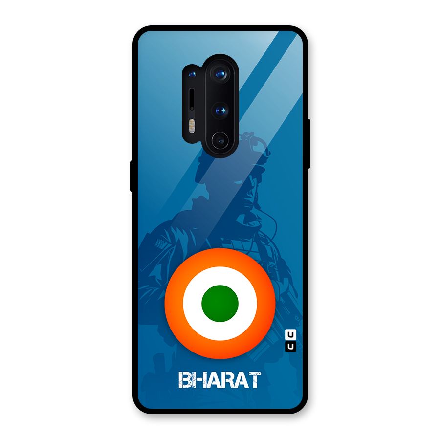 Bharat Commando Glass Back Case for OnePlus 8 Pro