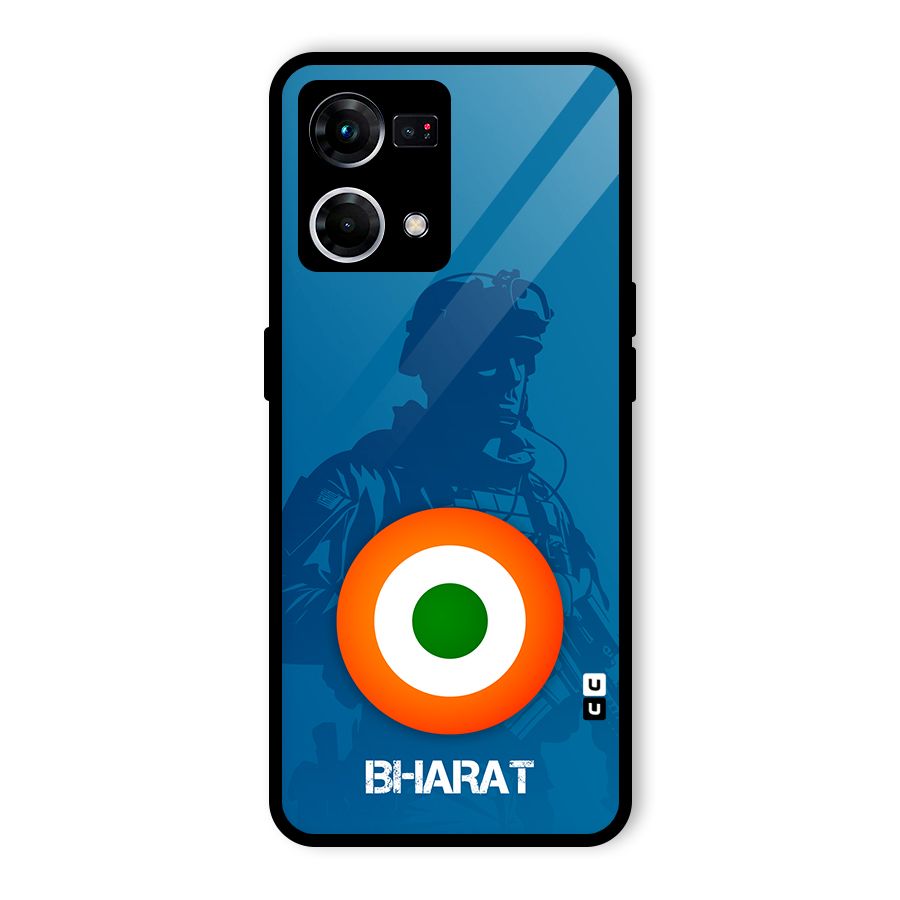 Bharat Commando Glass Back Case for Oppo F21 Pro 4G