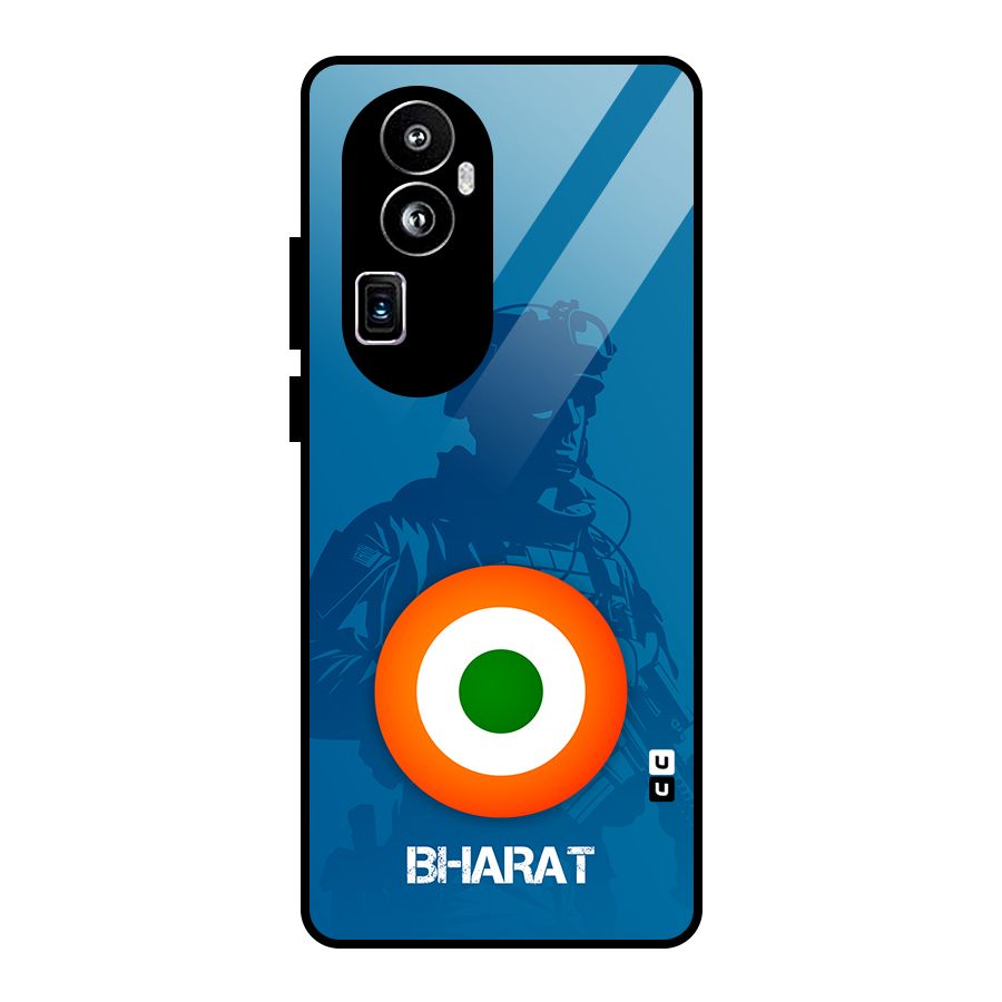 Bharat Commando Glass Back Case for Oppo Reno10 Pro Plus