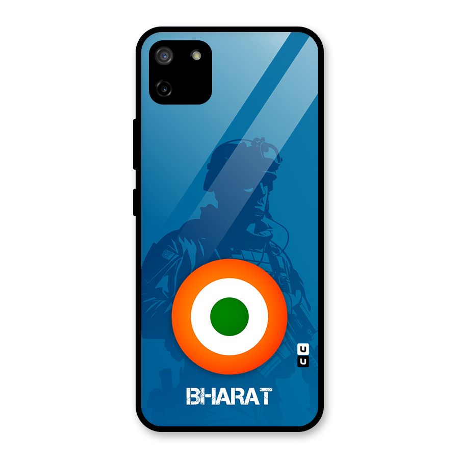Bharat Commando Glass Back Case for Realme C11