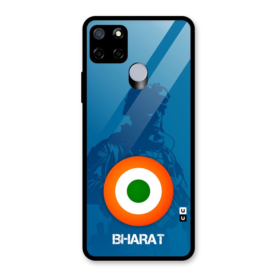 Bharat Commando Glass Back Case for Realme C12