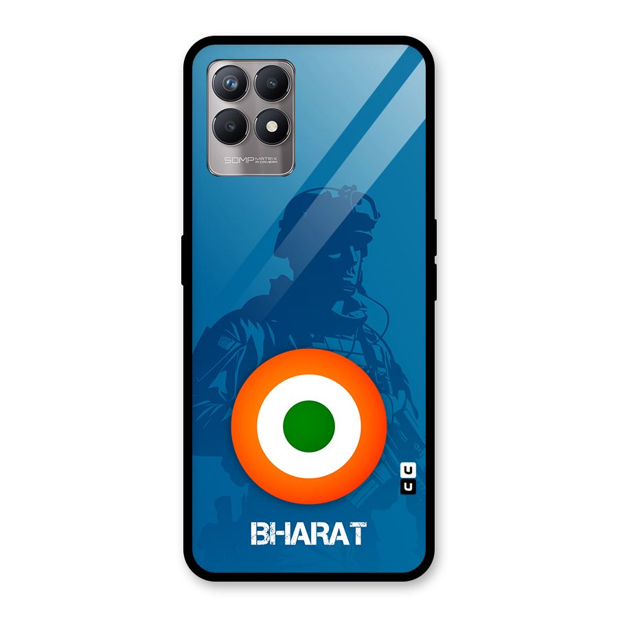 Bharat Commando Glass Back Case for Realme Narzo 50