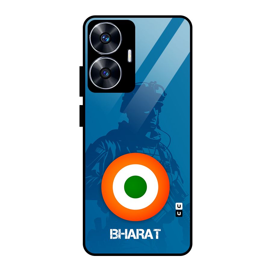 Bharat Commando Glass Back Case for Realme Narzo N55