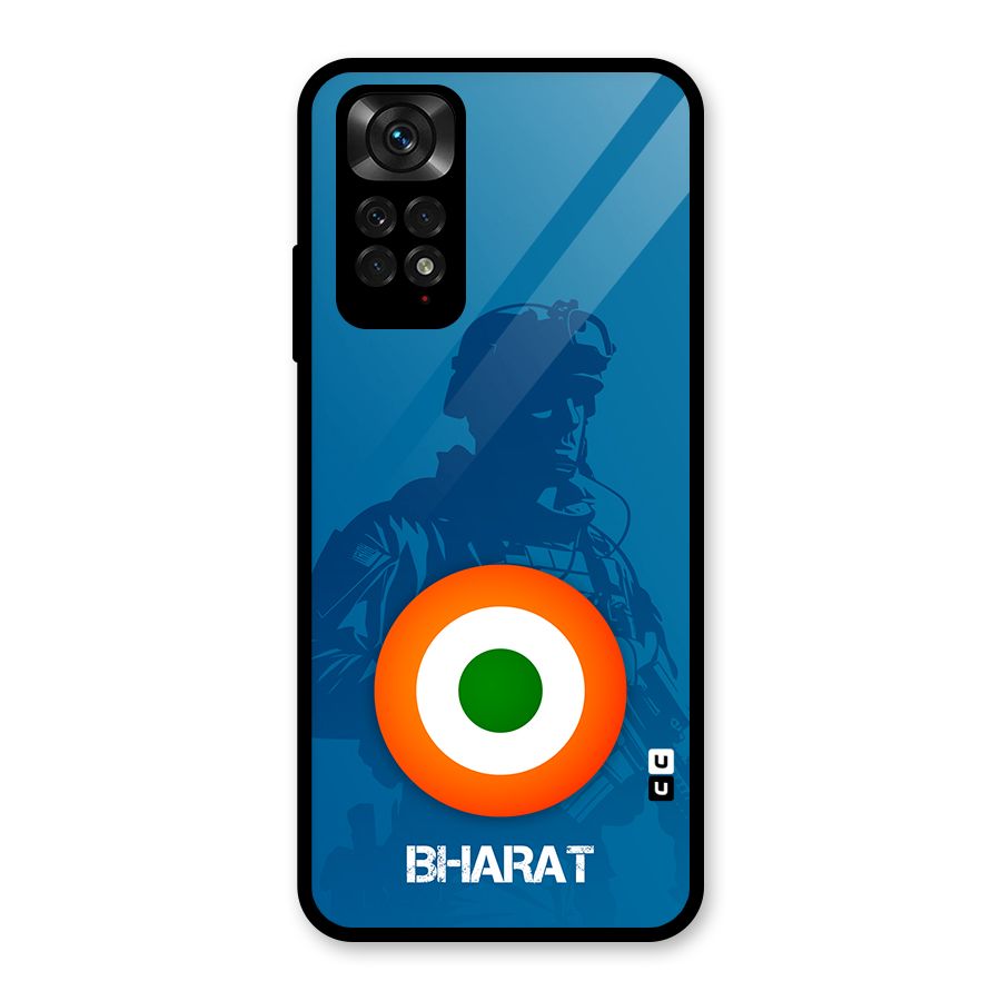 Bharat Commando Glass Back Case for Redmi Note 11S
