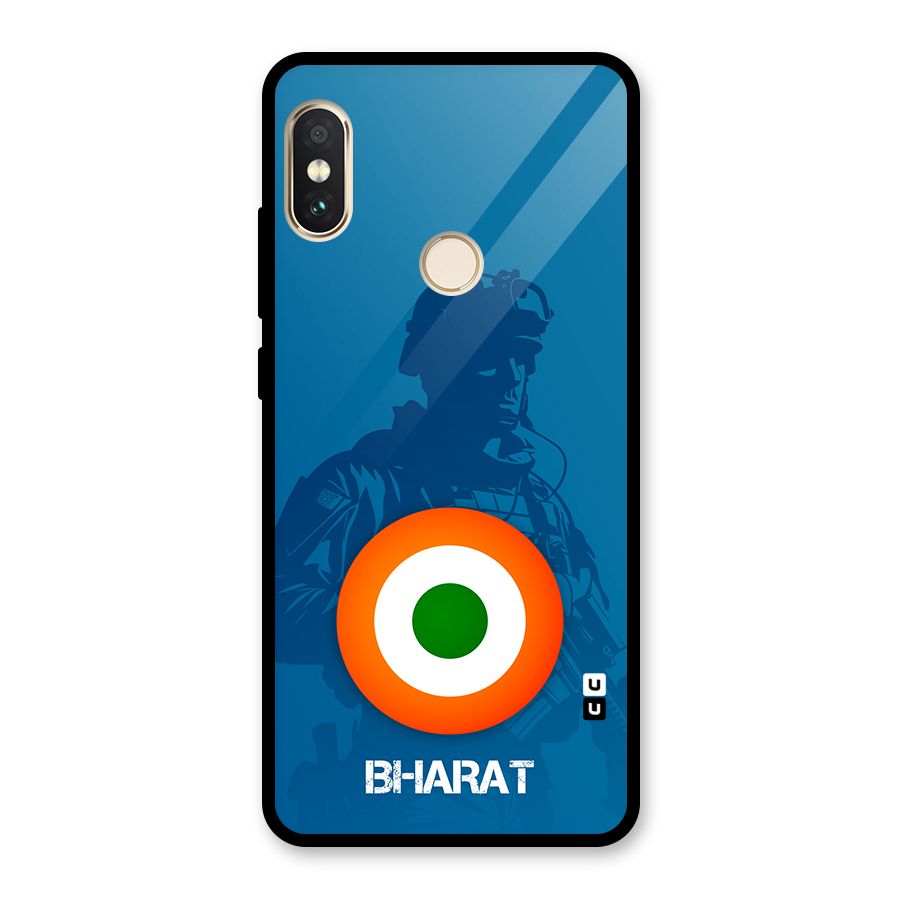 Bharat Commando Glass Back Case for Redmi Note 5 Pro