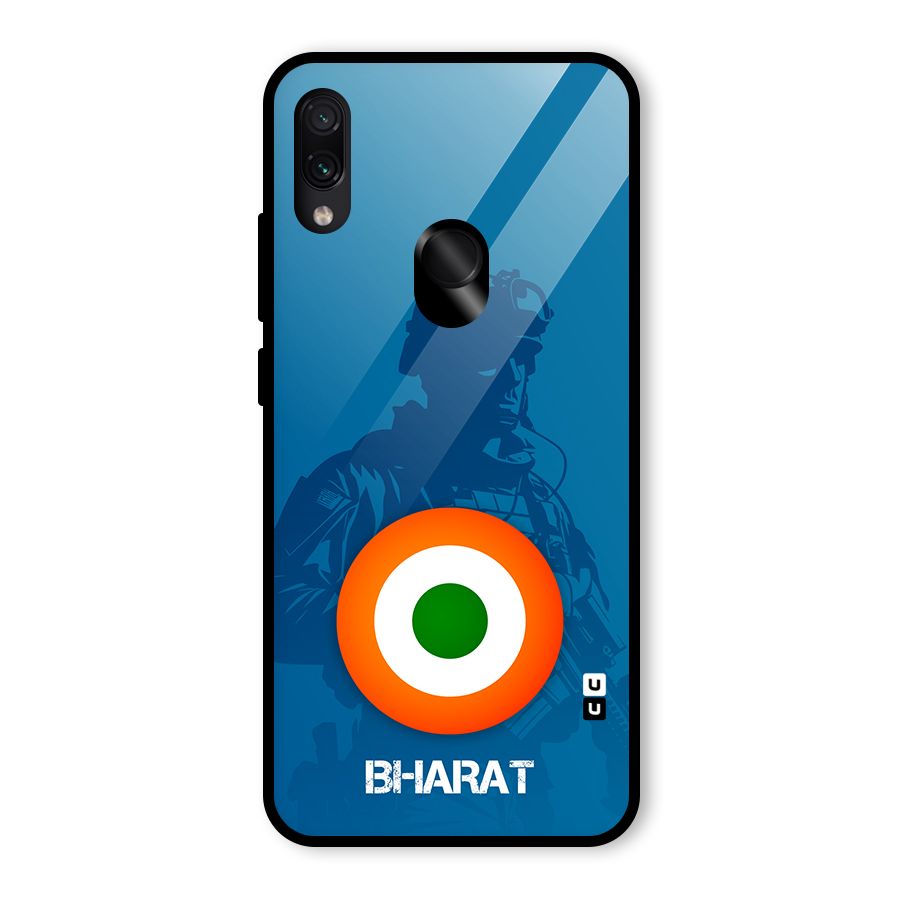 Bharat Commando Glass Back Case for Redmi Note 7 Pro