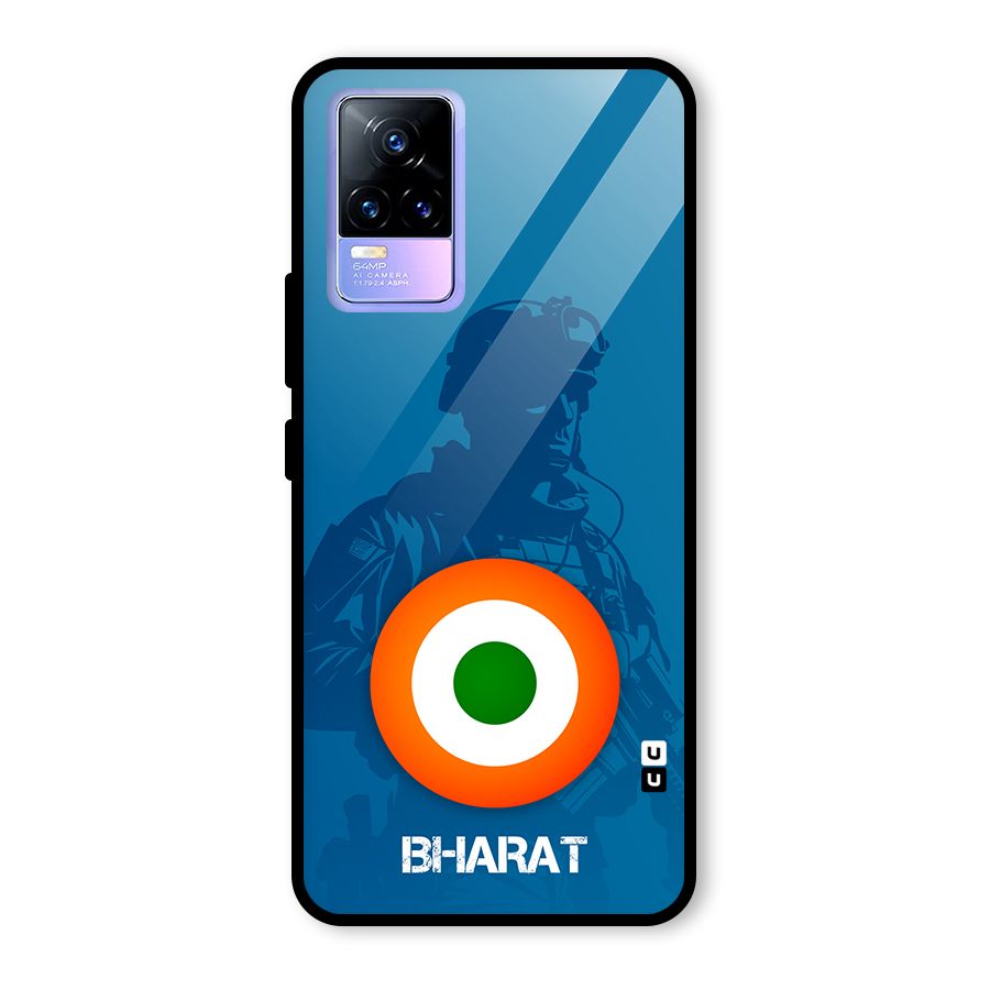 Bharat Commando Glass Back Case for Vivo Y73