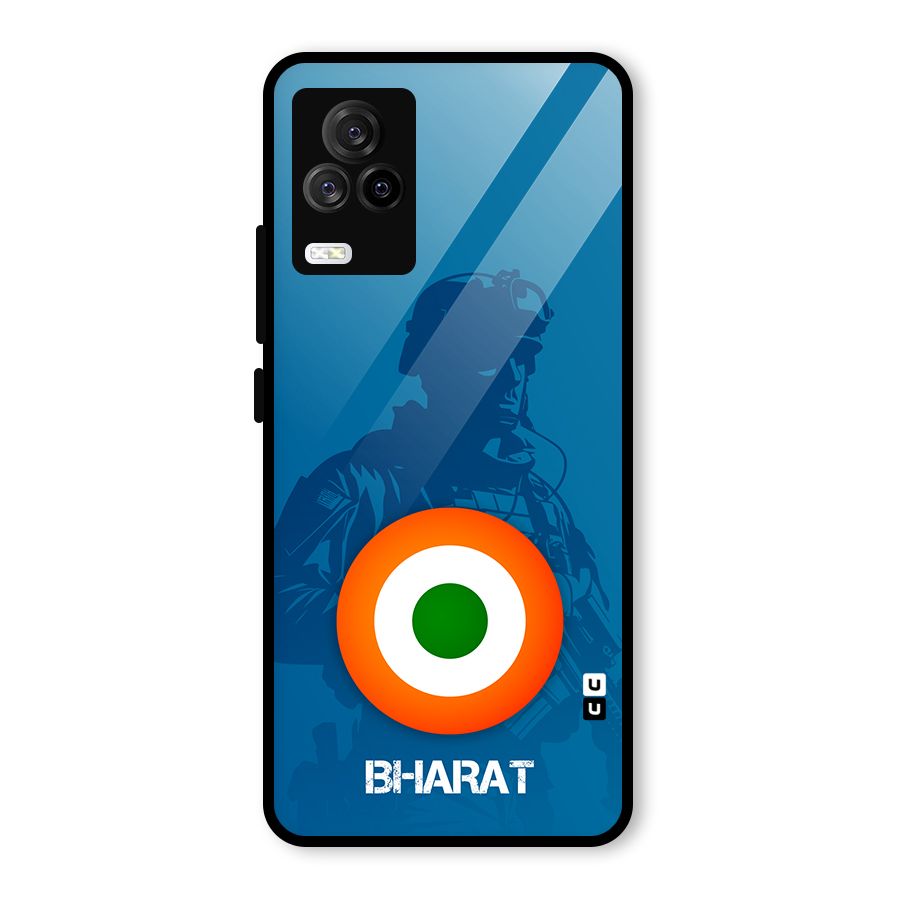 Bharat Commando Glass Back Case for Vivo iQOO 7 Legend 5G