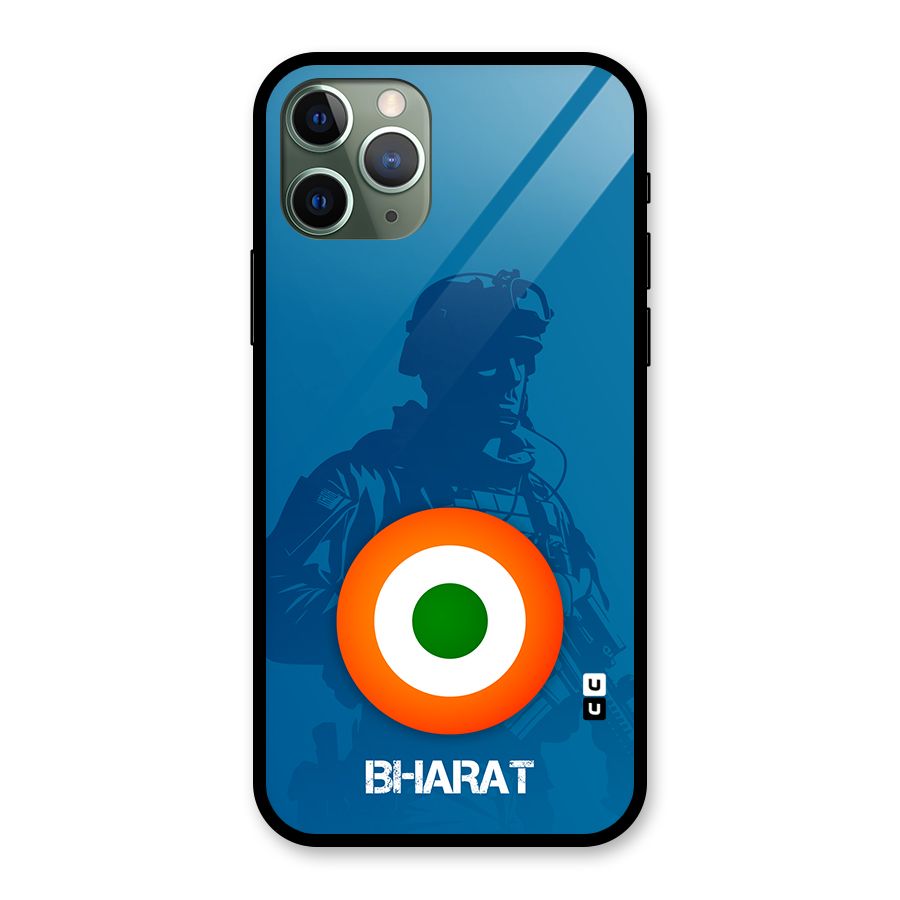 Bharat Commando Glass Back Case for iPhone 11 Pro