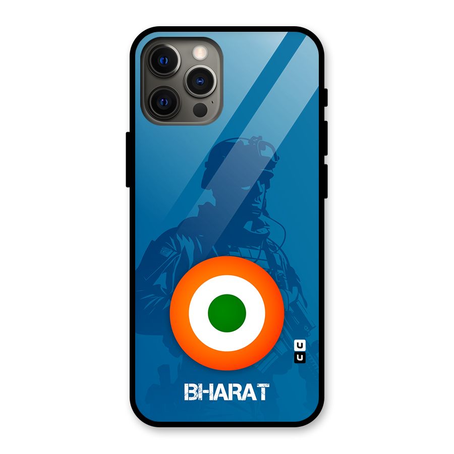 Bharat Commando Glass Back Case for iPhone 12 Pro Max