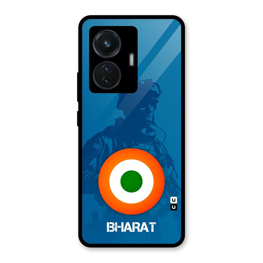 Bharat Commando Glass Back Case for iQOO Z6 44W
