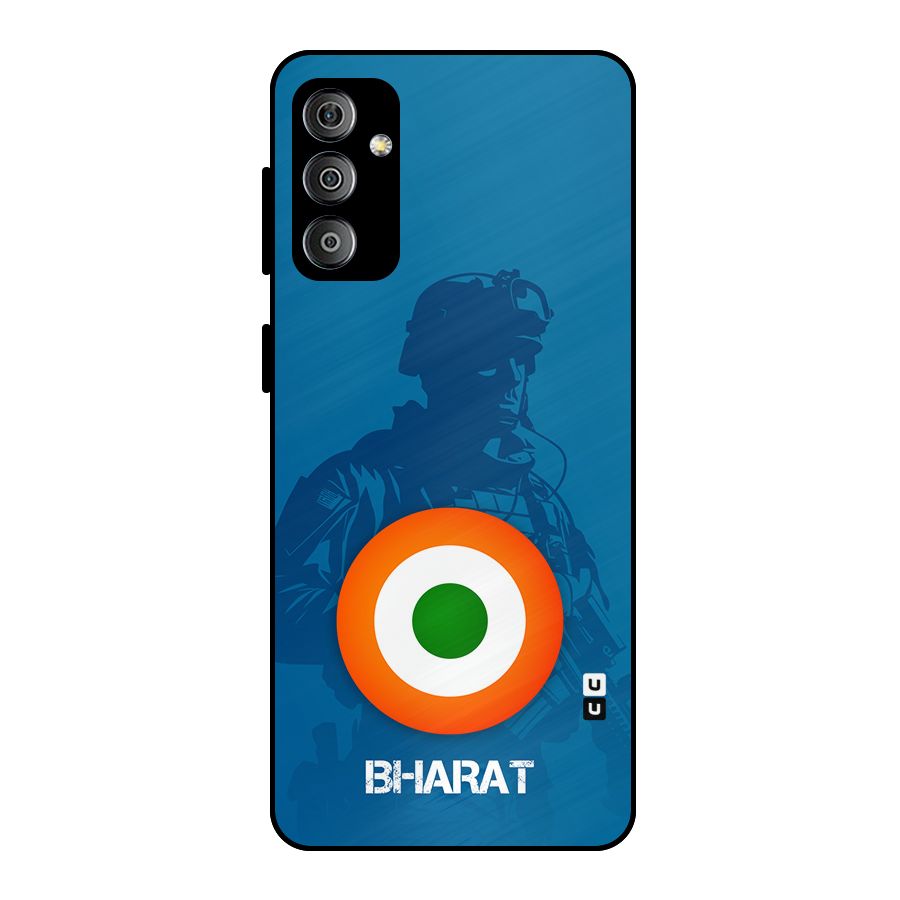 Bharat Commando Metal Back Case for Galaxy F23