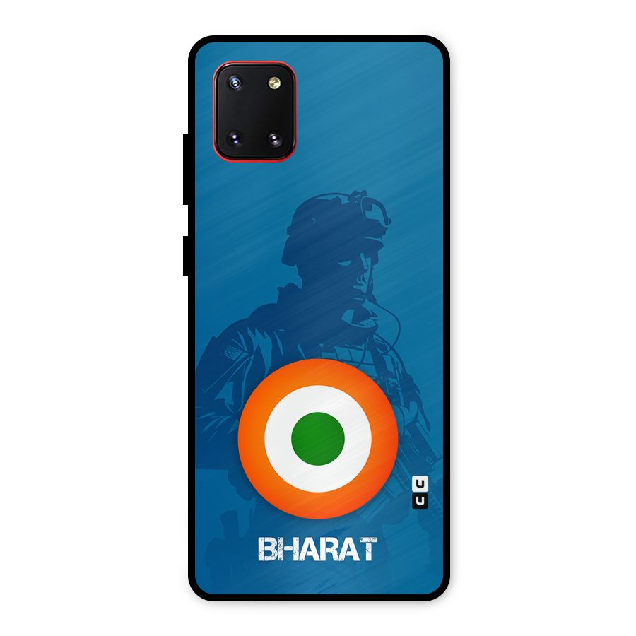 Bharat Commando Metal Back Case for Galaxy Note 10 Lite