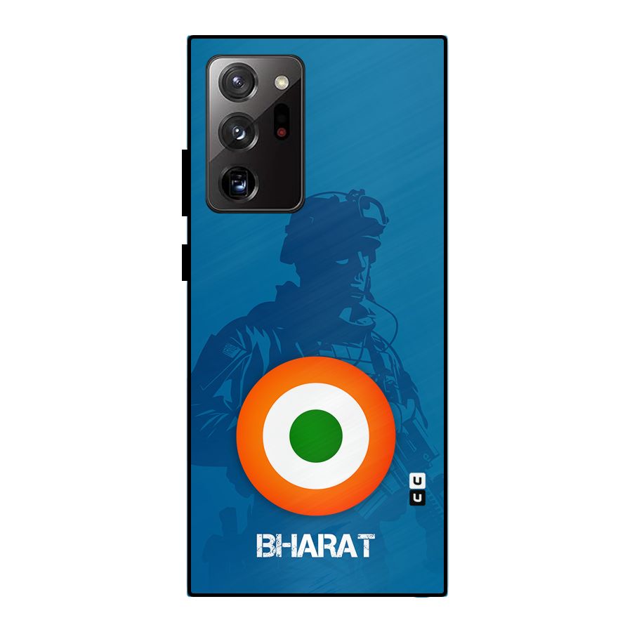 Bharat Commando Metal Back Case for Galaxy Note 20 Ultra 5G