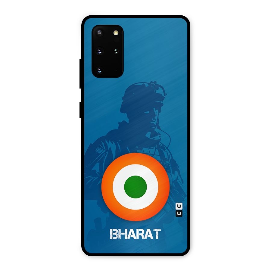 Bharat Commando Metal Back Case for Galaxy S20 Plus