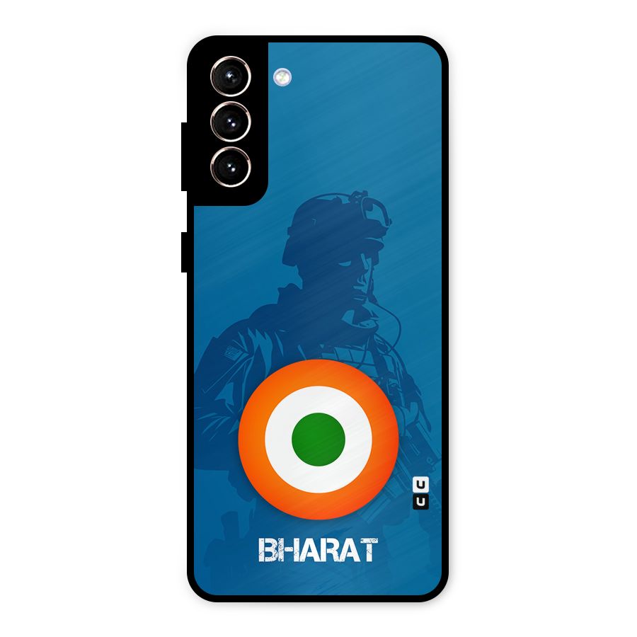 Bharat Commando Metal Back Case for Galaxy S21 Plus