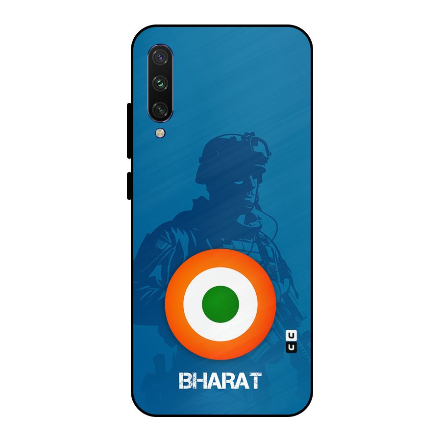 Bharat Commando Metal Back Case for Mi A3