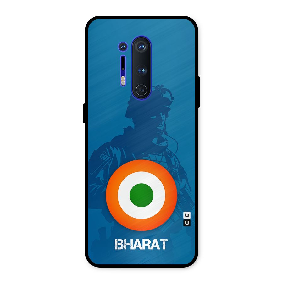 Bharat Commando Metal Back Case for OnePlus 8 Pro