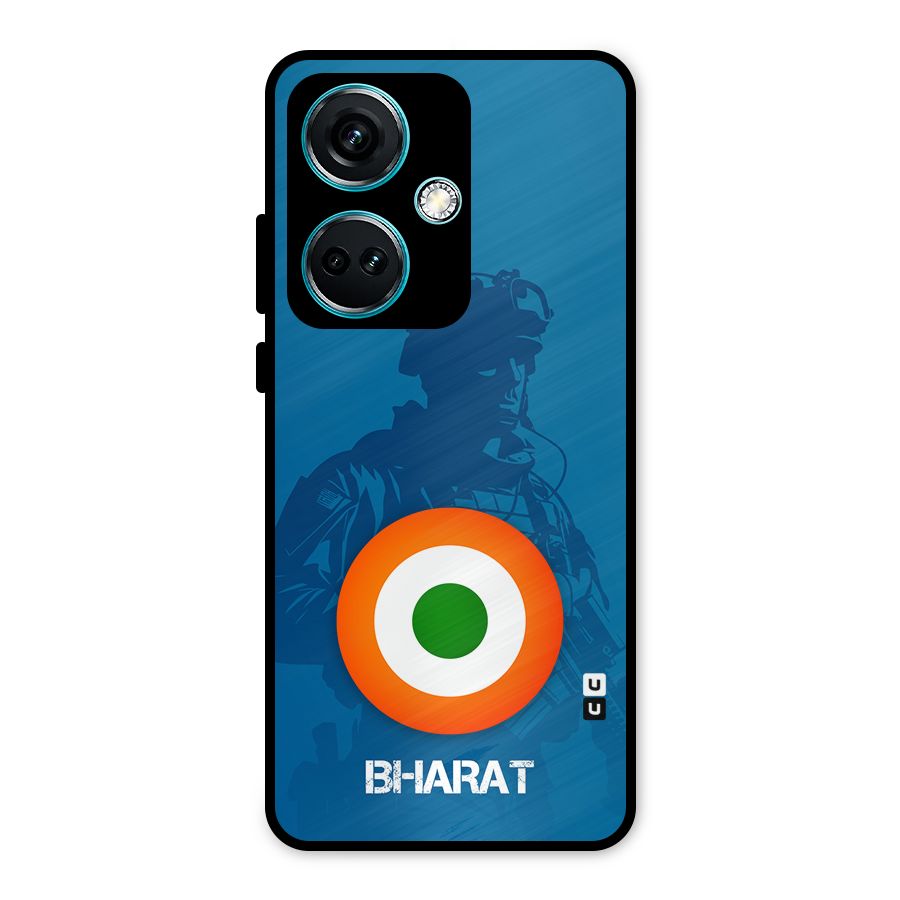 Bharat Commando Metal Back Case for OnePlus Nord CE 3 5G