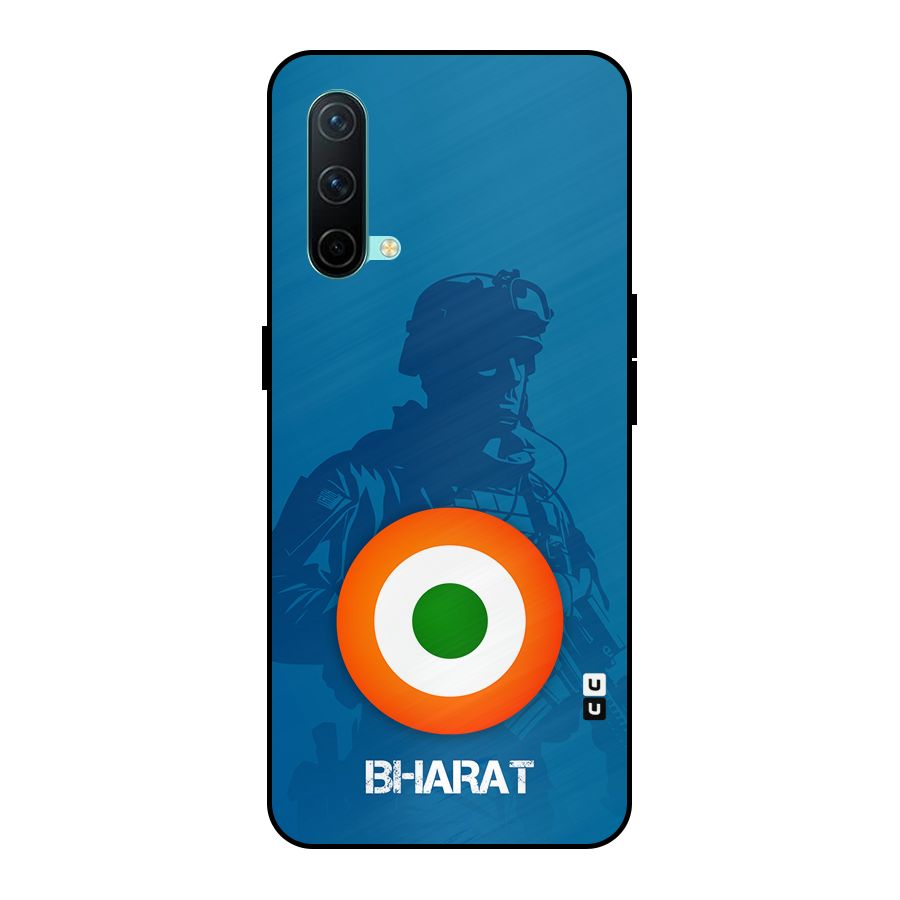 Bharat Commando Metal Back Case for OnePlus Nord CE 5G