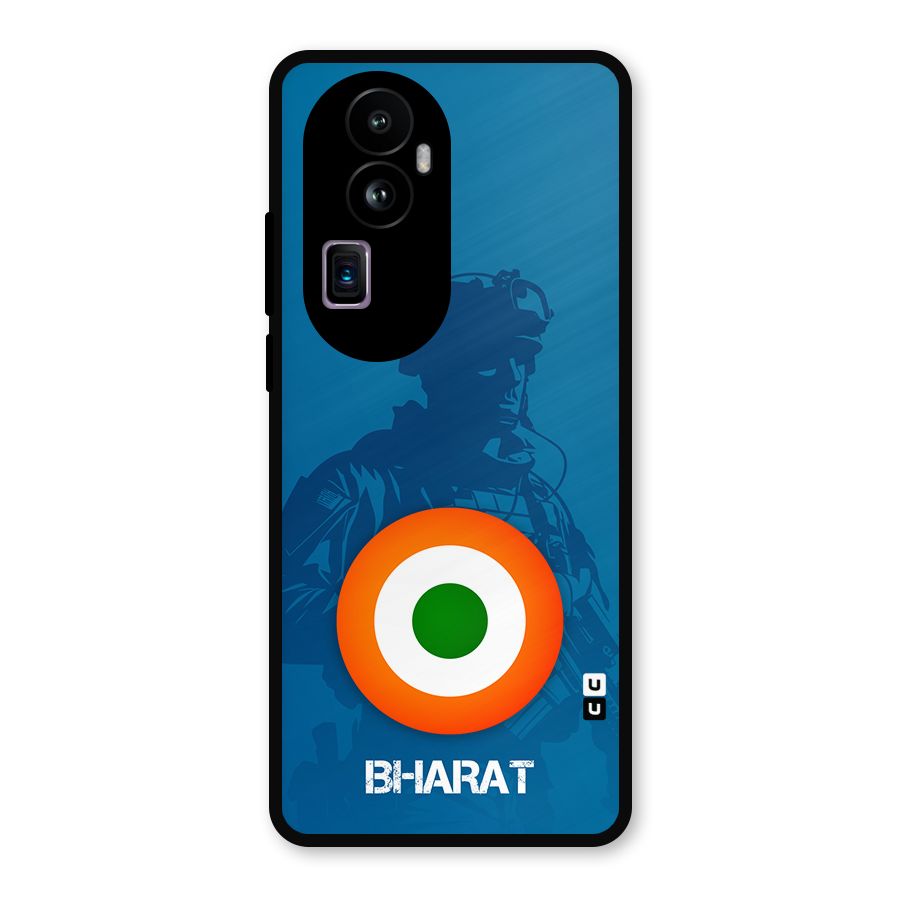 Bharat Commando Metal Back Case for Oppo Reno10 Pro Plus