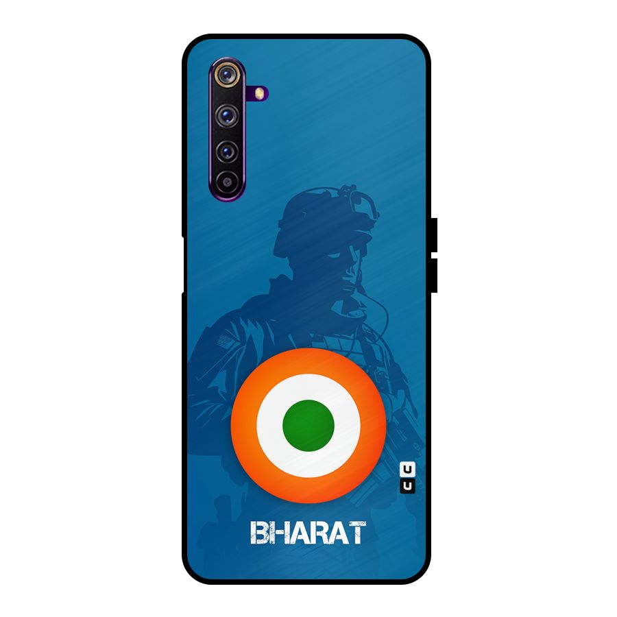 Bharat Commando Metal Back Case for Realme 6 Pro