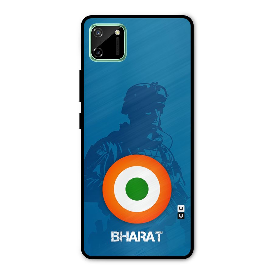 Bharat Commando Metal Back Case for Realme C11