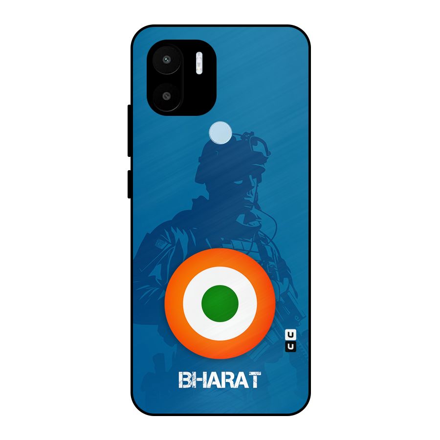 Bharat Commando Metal Back Case for Redmi A2 Plus