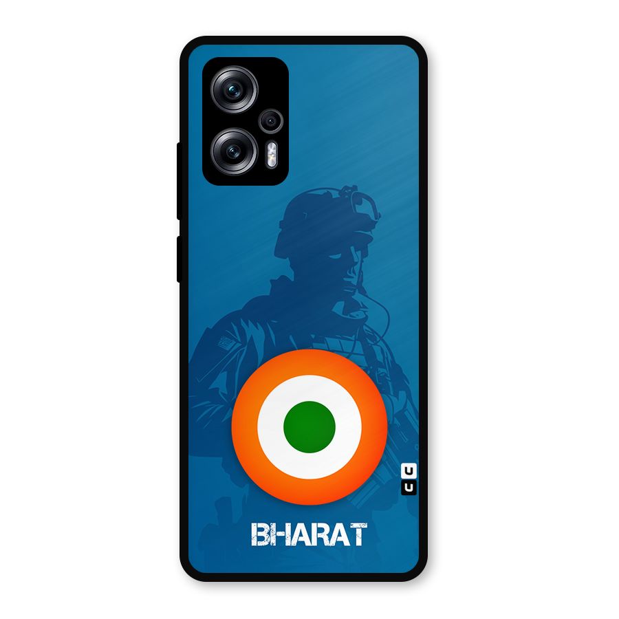 Bharat Commando Metal Back Case for Redmi K50i
