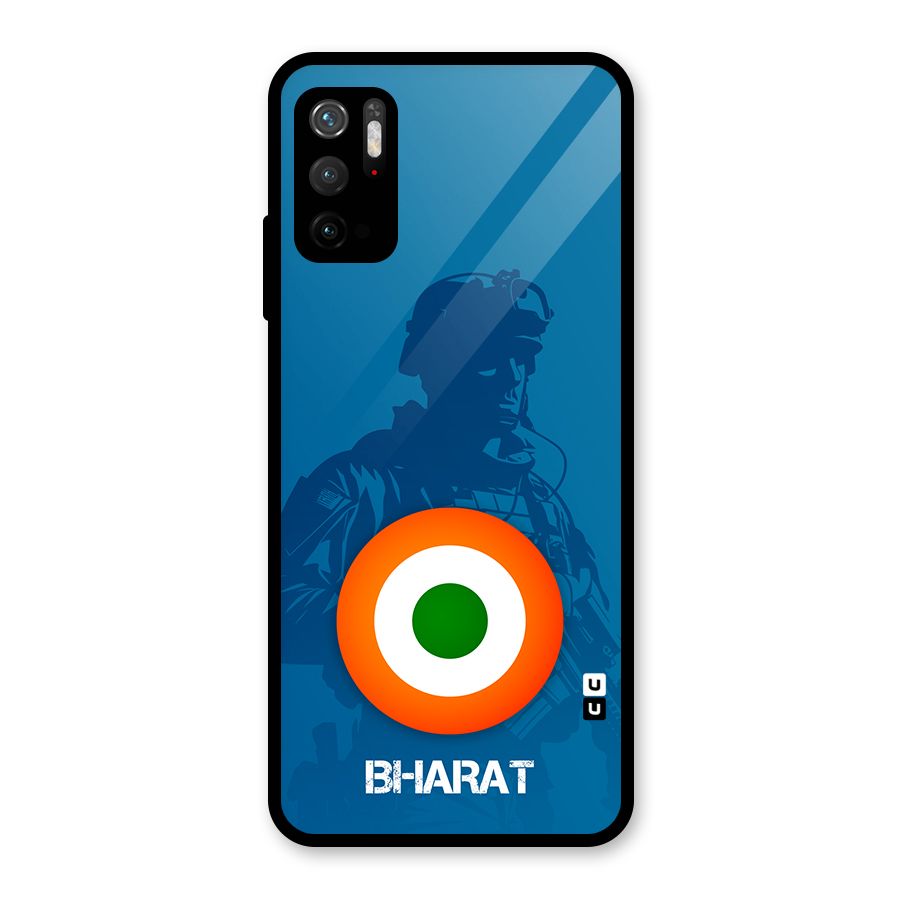 Bharat Commando Metal Back Case for Redmi Note 10T 5G
