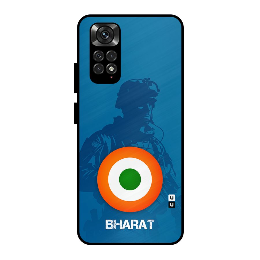 Bharat Commando Metal Back Case for Redmi Note 11 Pro