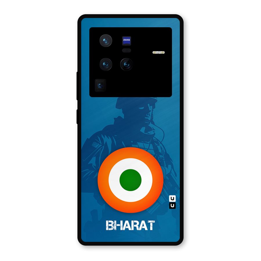 Bharat Commando Metal Back Case for Vivo X80 Pro