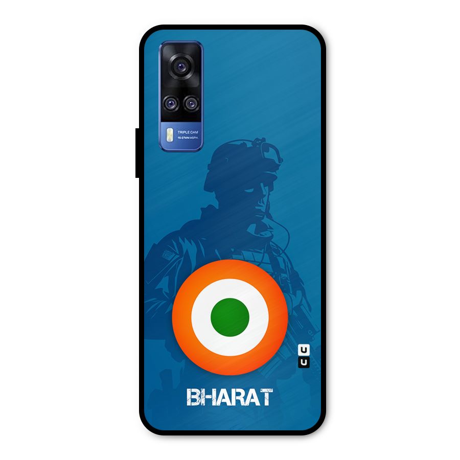 Bharat Commando Metal Back Case for Vivo Y31