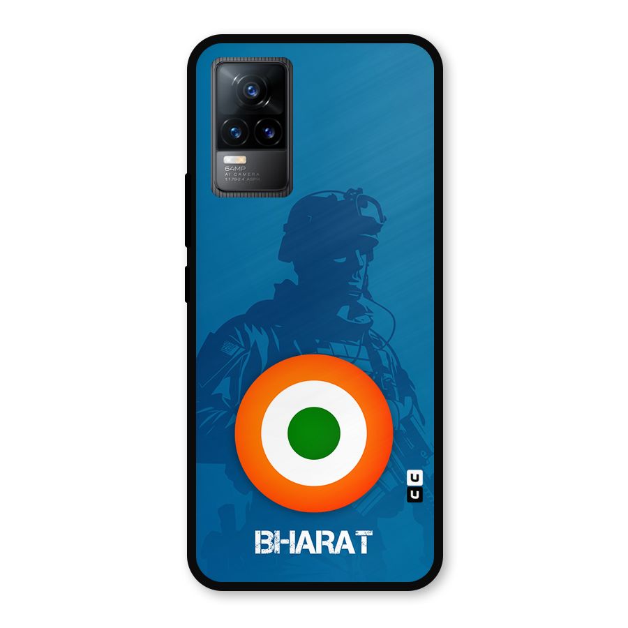 Bharat Commando Metal Back Case for Vivo Y73