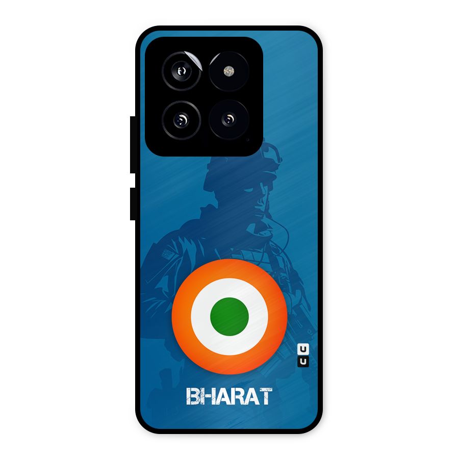Bharat Commando Metal Back Case for Xiaomi 14